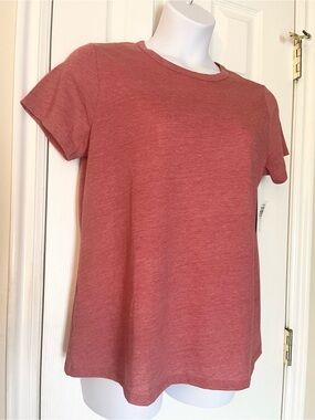 Torrid Rose Heather Short Sleeve Crew Tee